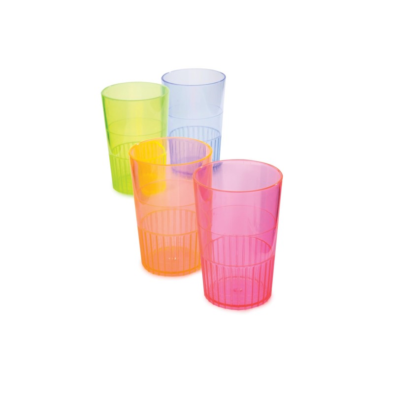 True Multicolor Plastic Party Shot Glasses, 1.5 Ounce Disposable Shot