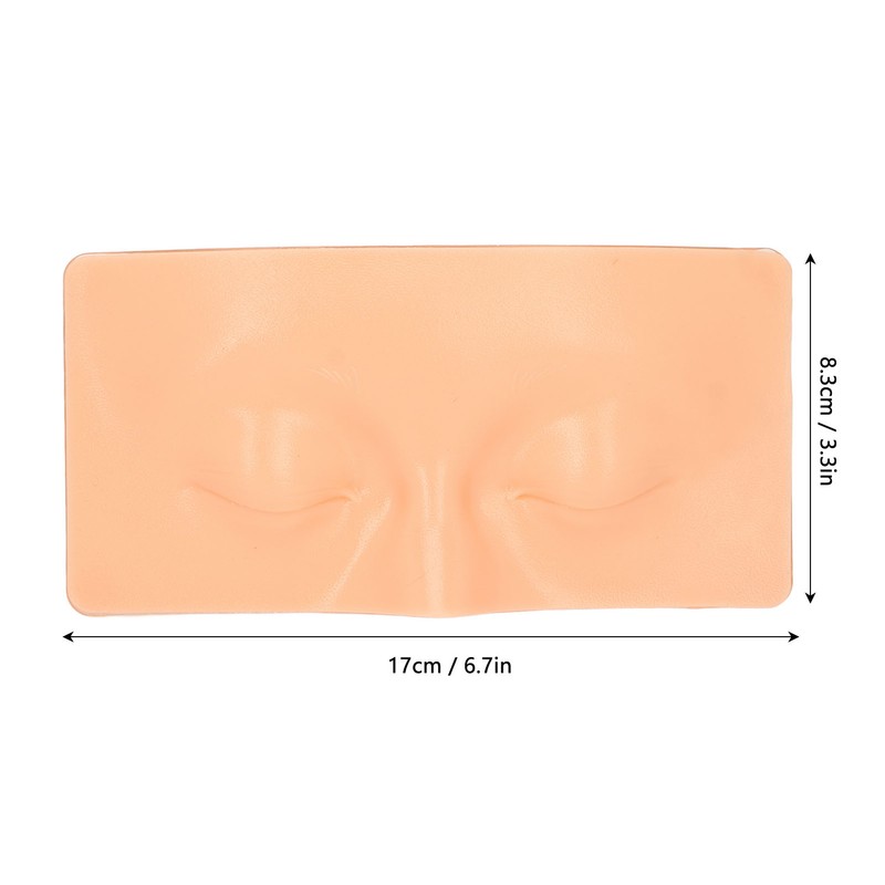 Silicone Practice Board Silicone PVC Easy Cleaning 3D Eye Makeup