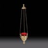 Trinity Church Supply Hanging Sanctuary Lamp with Ruby Glass Decorative