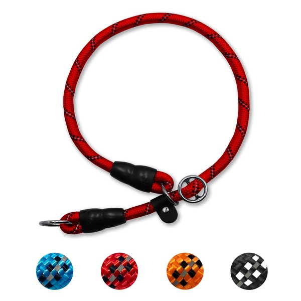 LOS ANDES Dog Slip Collar Reflective Choke Collar with Adjustable