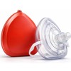 Portable CPR Face Mask – Pocket-Sized, Latex-Free, Skin-Friendly with One-Way
