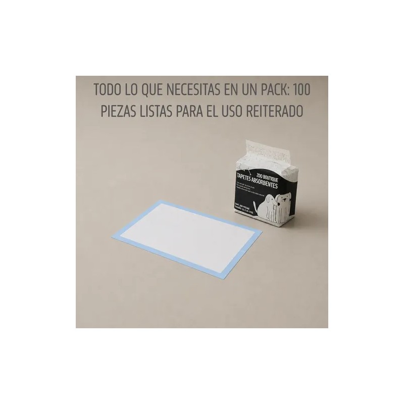 Paños Absorbentes Pañales Tapete Perro Entrenadores 100 Pz