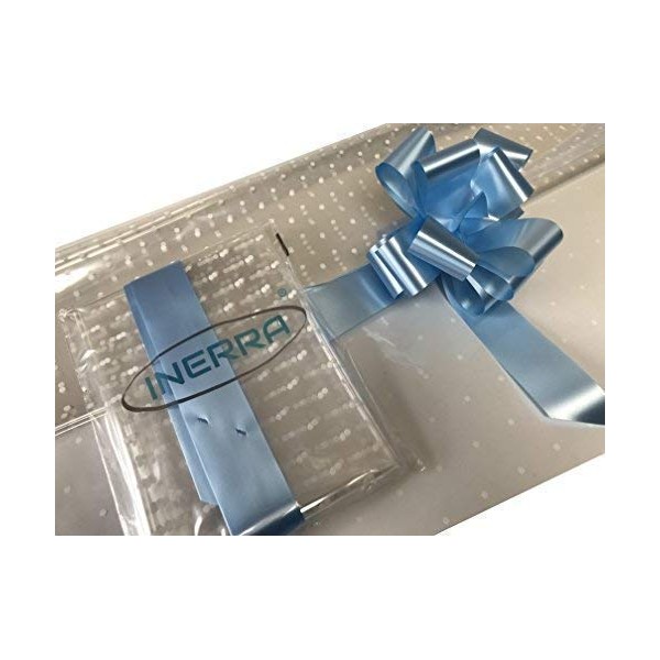 INERRA Gift/Hamper Wrapping Kit - 2 Metres White Dot Film