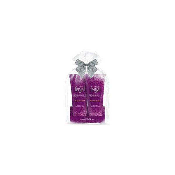 Miss Fenjal Touch of Purple Gift Set Shower Gel + Body Lotion 200 ml Each