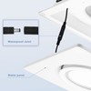 POWERENG Bathroom Exhaust Ventilation with Light,164 CFM 0.7Sones Quiet Ceiling