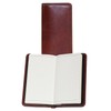 Scully Accessories Mahogany Italian Leather Ruled Pocket Notebook