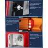 Nilight Tail Light Assembly Compatible with 2019 2020 2021 2022