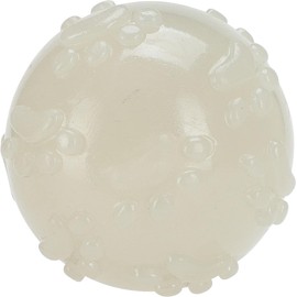 Envenzo Dog Toys Glow In The Dark Set of 3PCS High Visibility Glow Ball and Ring and Bone for Puppies for Fetch Games, Great for Night-Time Fetch and Play