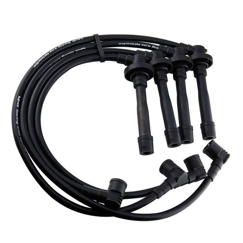 VMS RACING 91-98 Black Performance Ignition Spark Plug Wires Set