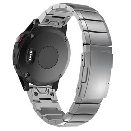 synsing 26 mm Titanium Bracelet Compatible with Fenix 8 51 mm/Enduro 3 51 mm/7X Pro/6X Pro, 22 mm Metal Bracelet with Quick Release Compatible with Fenix 8 47 mm/E 47 mm/7/6 Pro/5 Plus/Forerunner 965