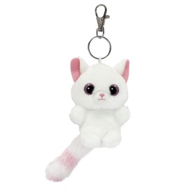 Aurora Yufu & Friends Key Ring Pammee Fenneck YooHoo&Friends Total Length 14cm Colorful Animal Motif Plush Toy 611467