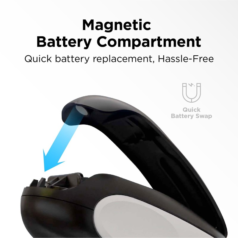 Kitchen Mama One-To-Go Electric Can Opener: One Touch, Auto Stop,