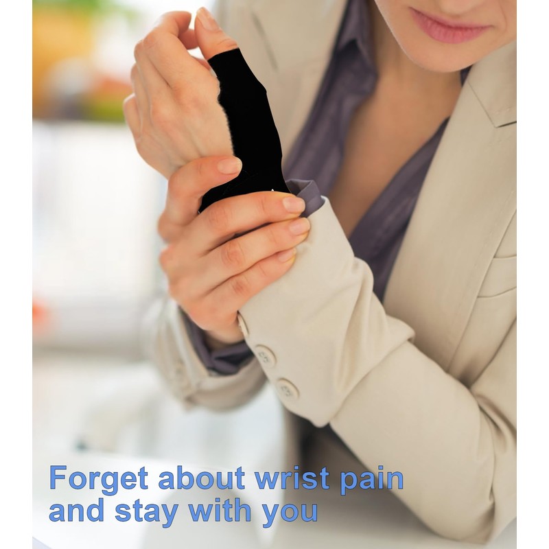 FVVWVV Elastic Thumb and Wrist Support Brace for Mild Carpal