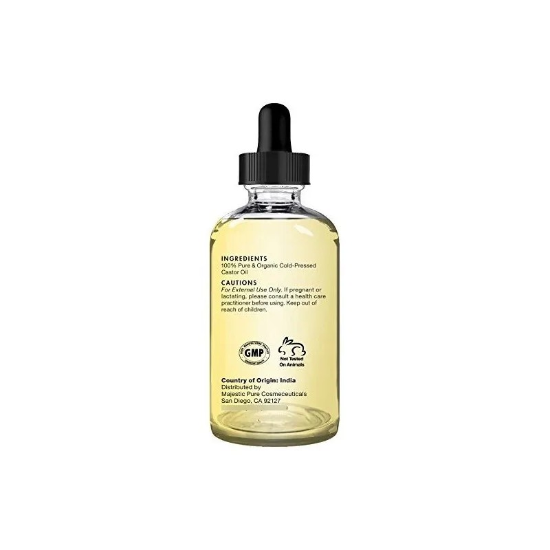 Majestuoso Aceite De Ricino Puro Para Las Pestañas De Crecim