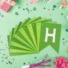 TOYVENTURES Happy Birthday Banner - Dark and Light Green