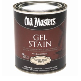 qt Old Masters 84504 Carbon Black Gel Stain Oil-Based Stain