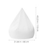 TOPPERFUN Fodera interna per pouf, 110 x 80 x 80