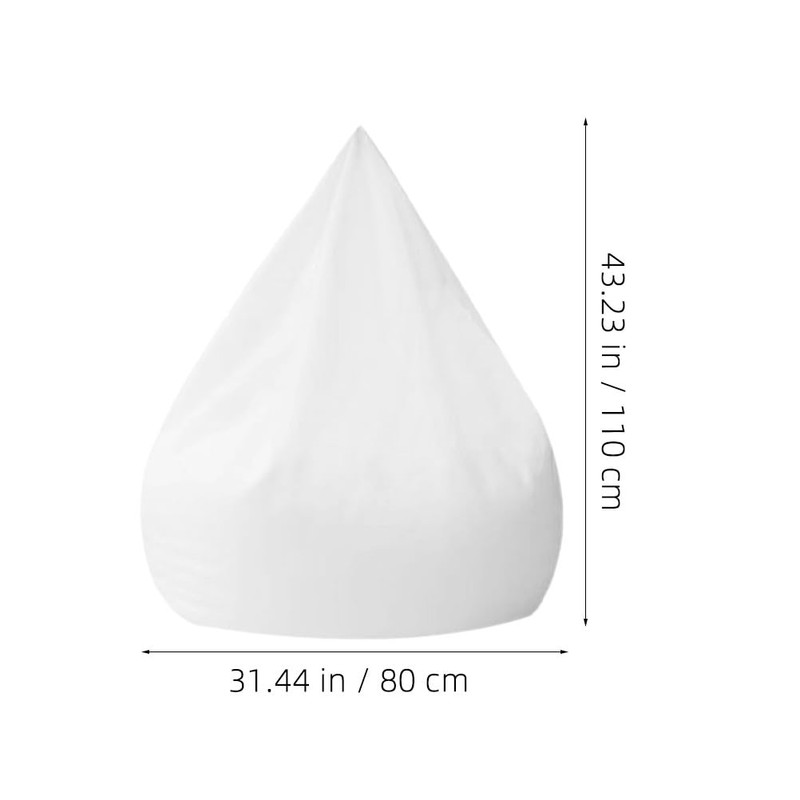 TOPPERFUN Fodera interna per pouf, 110 x 80 x 80