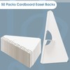 Lineco, 50 Pack Cardboard Easel Backs 9 Inch, Self Stick
