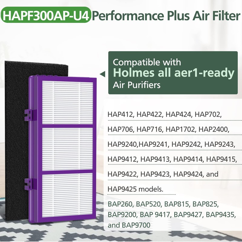 HAPF300AP Performance Plus Replacement Filter for Holmes AER1 HAPF300AP-U4 air