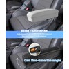 TRTYEF Car Seat Armrest Replacement for Iveco, 0-120° Adjustable Shock-Absorbing