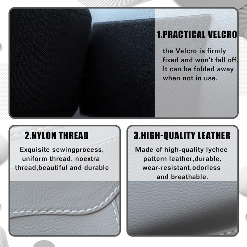 Couslcd Car Seat Side Storage Pocket, Small Organizer,PU Leather Multifunctional