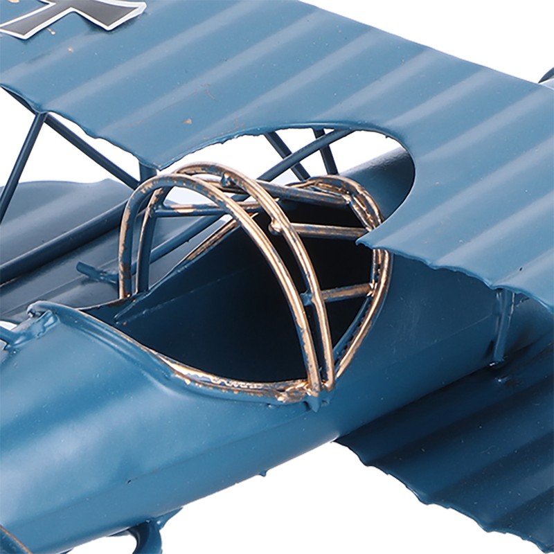 Iron Aircraft Model Innovative Airplane Handicraft Office Bar Desktop Ornament
