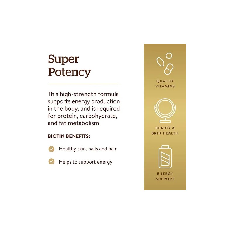 Solgar Biotina 5000mcg 100caps Neutro