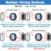 DMWD 5Pcs 19mm Metal Latching Push Button Switch Waterproof Anti-Vandal
