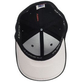 Flex fit Yupoong Brushed Twill Cap, Unisex, 6377, Black, S/M