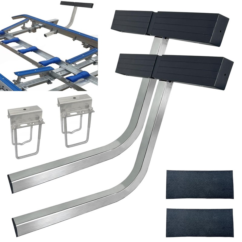 FINALAWOLF Boat Trailer Guide,Replaceable Boat Trailer Guide,20-inch Aluminum Square Tube