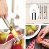 Apple Corer, Apple Cutter, Robust Stainless Steel Apple Core Cutter,