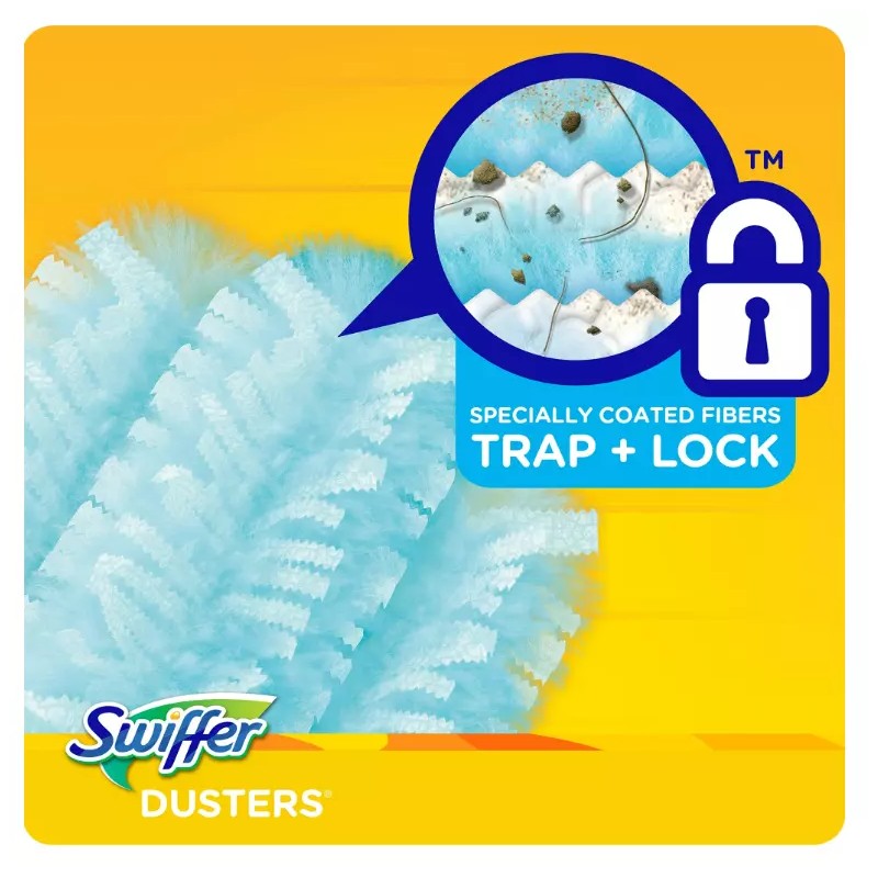 Swiffer Dusters Dusting Kit 1 Handle, 5 Dusters,Multi Surface