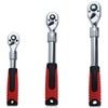 LEONTOOL 3 Piece Extendable Ratchet Set 1/4 3/8 1/2 Inch