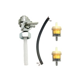 0067157 Fuel Valve Petcock for Generator Powermate Rep 0067157SRV & 0061811 Fuel filter Fuel line