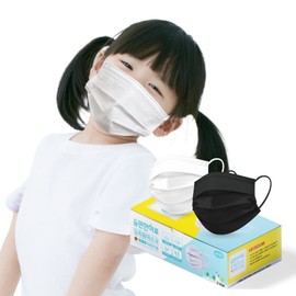 Breathable Day Domestic Small Disposable Dental Mask for Children/Infants/Children 25 sheets White Black, Children's White 25 sheets / 숨편한하루 국산 어린이/유아/아동용 소형 일회용 덴탈 마스크 25매 화이트 블랙, 어린이 화이트25매