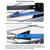 Mimoke Bicycle Chain Gauge Wear Measuring Ruler Mountain Road Bike