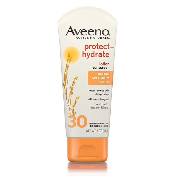 Aveeno Protect + Hydrate SPF#30 Lotion 3 Ounce (88ml) (3 Pack)