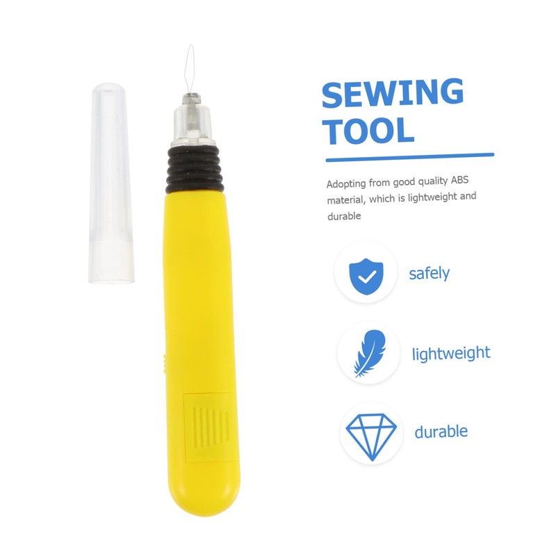 Tofficu Luminescent Needle Threader Led Lighted Sewing Tool Seam Ripper