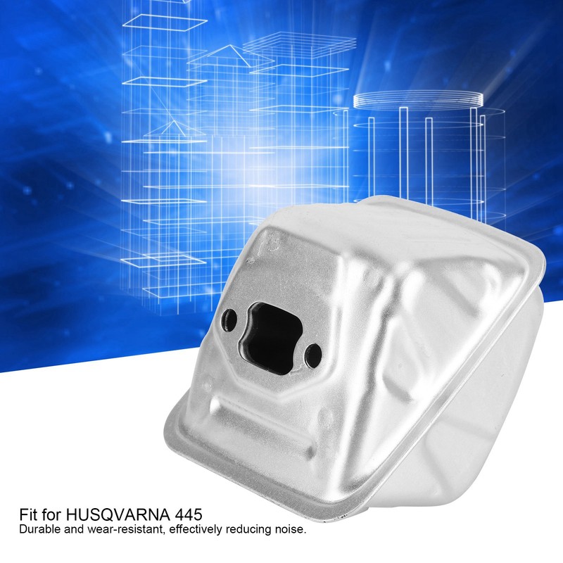 Exhaust Silencer Iron Muffler Assembly Chainsaw Accessories Fit for HUSQVARNA