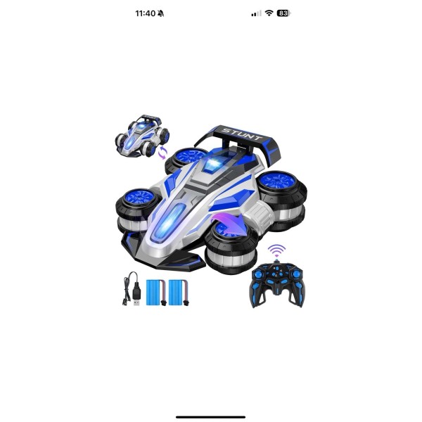 ZSYMIMRC High-Speed Drift RC Stunt Deformation Car, 360-Degree Rotating Transforming