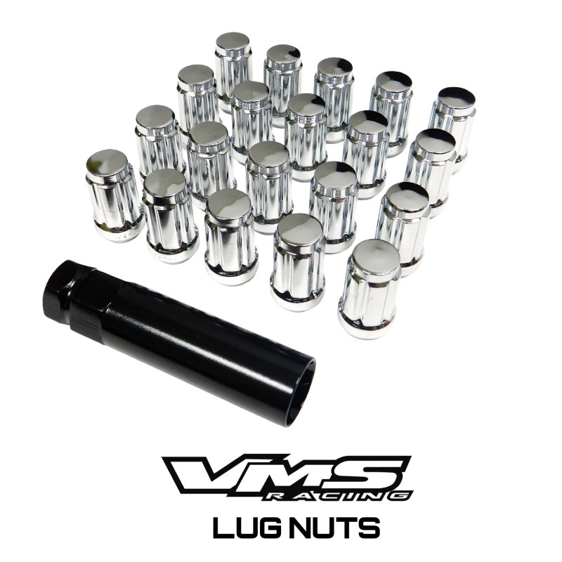 VMS Racing 20 VMS Racing 1/2-20 Drag Wheels Chrome Spline