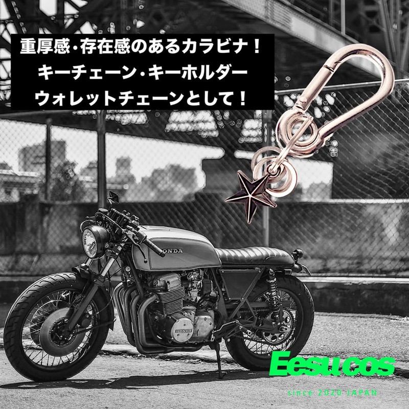 Eesu Cos Carabiner Key Holder, Key Case, Wallet Chain, Key