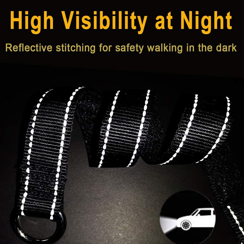 Mycicy Reflective Dog Choke Collar, Soft Nylon Training Slip Collar