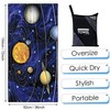 Zomer Beach Towel Large 90 x 180 cm Quick-Drying Microfibre
