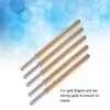 100PCS Spring Test Contact Probes Brass Stainless Steel Round Head