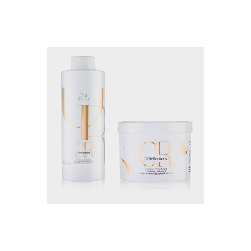 Wella Oil Reflections Shampoo 1000 ml + Mask 500ml