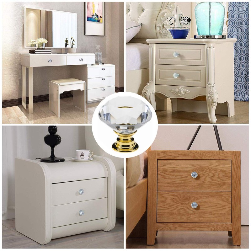 D-BUY 6 Pack Drawer Pulls Dresser Knobs Drawer Knobs Drawer