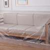 GroundMaster Polythene Plastic Sofa Chair Cover | Protective Dust Sheet