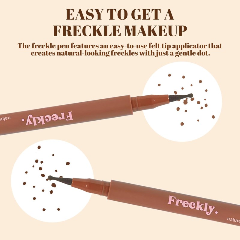 Felt Tip Freckle Stamp – Effortless, Natural-Looking Freckle Tint. Quick-Drying,